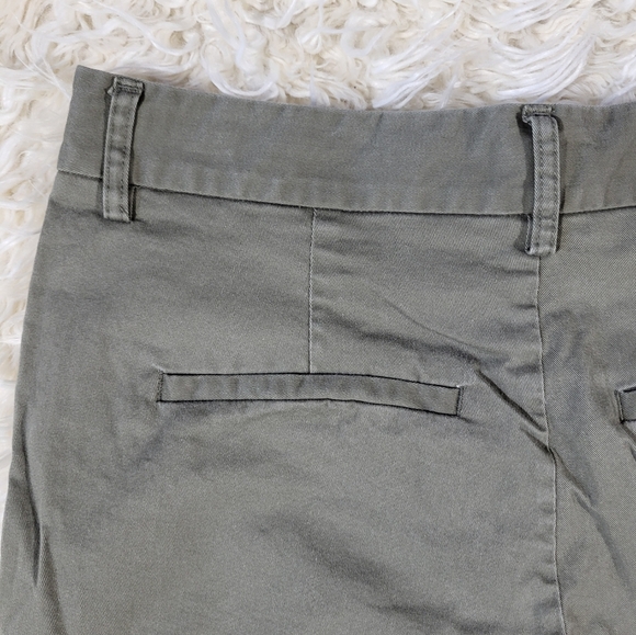 Good American - Good Ease Wide Leg Twill Pants Green Olive - Size 6/28 - Picture 16 of 16